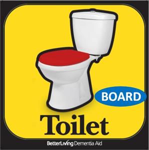 BETTERLIVING Toilet Foam Board Orientation Signage
