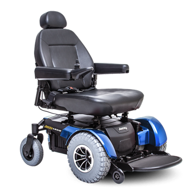 PRIDE Jazzy 1450 Power Chair High Back HD Arms Synseat VR2 Controller