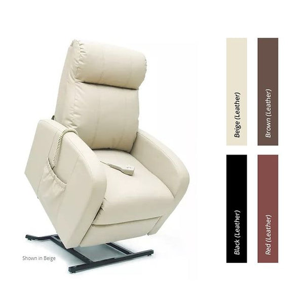 PRIDE Lift Chair 3 Position Euro Leather Chaise Lounger