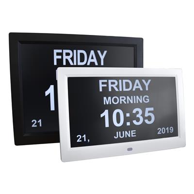 R & R HEALTHCARE EQUIPMENT Digital LED Calendar Day Clock 12 