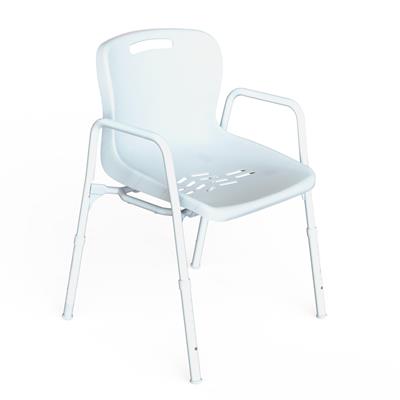 KCARE Shower Chair 500mm Plastic Seat Arms