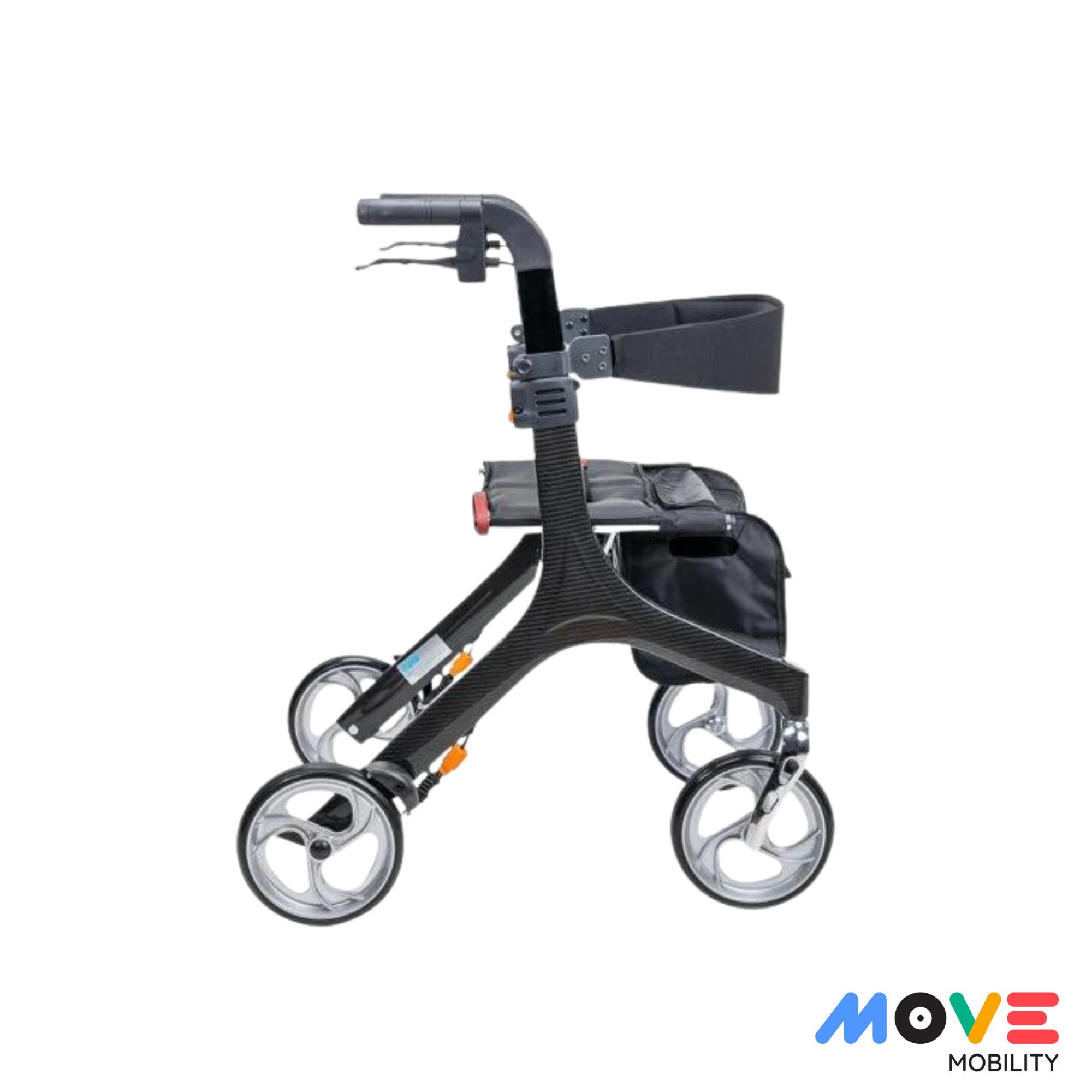 Quick Move Rollater PEAK Ellipse SuperLite Carbon Fibre Rollator – Move Mobility