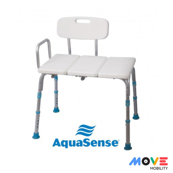 AQUASENSE Plastic Bathtub Transfer Bench