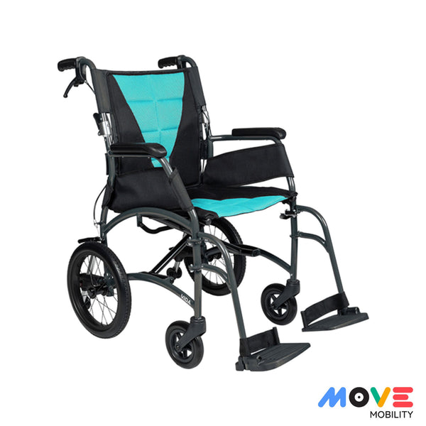 Aspire Vida Folding Attendant Propelled Wheelchair