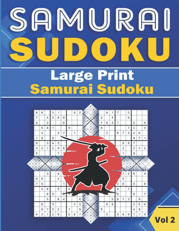 Large Print Samurai Sudoku, Volume 2