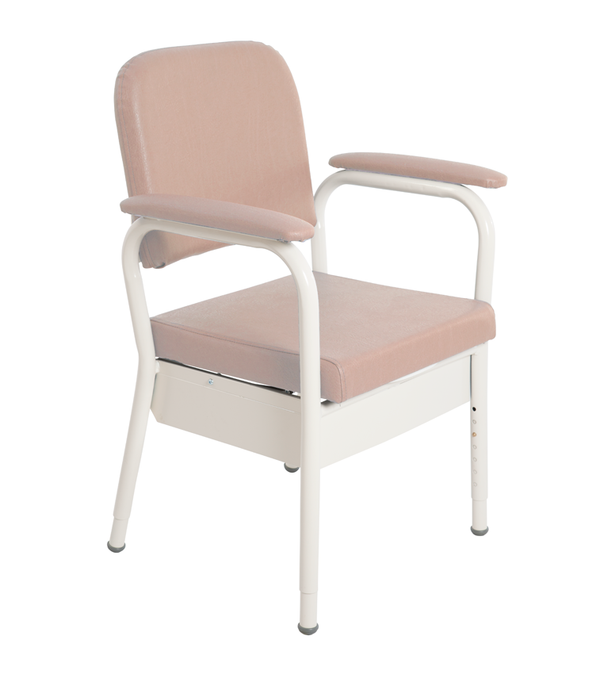 CARE QUIP Deluxe Bedside Bariatric Commode