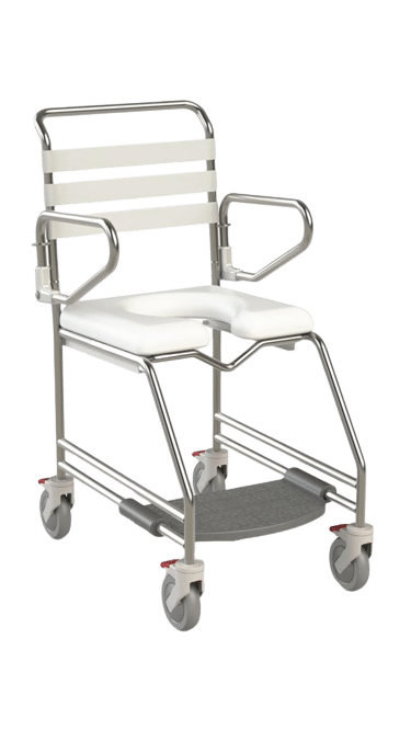 K CARE Shower Commode Att Prop Weight Bearing Wheelchair