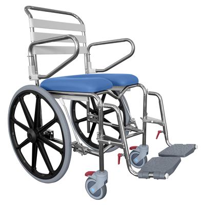 KCARE Self Propel Mobile Shower Commode With Swingaway Footrest - Right Side Open 445MM