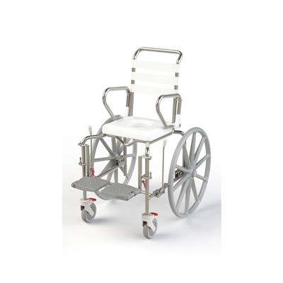 KCARE Self Propel Mobile Shower Commode With Swingaway Footrest - 320MM