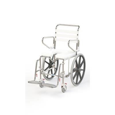 KCARE Self Propel Mobile Shower Commode With Swingaway Footrest - 400MM