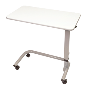 ASPIRE Overbed Table Laminate Flat Top Mobile Table