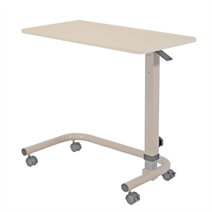 ASPIRE Overbed Table Thermoform Recessed Top Adjustable Table