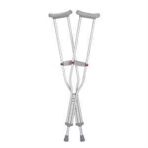 BREEZY Red Dot Underarm Crutches 