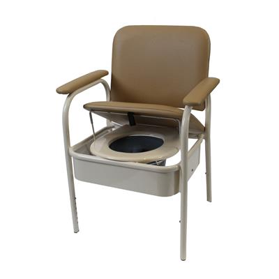 R&R HEALTHCARE EQUIPMENT Deluxe Bedside Comm Toilet Chair