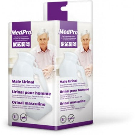 MEDPRO Male Urinal With Plastic Cover