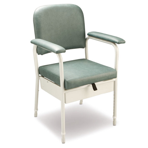 CARE QUIP Deluxe Bedside Commode Chair