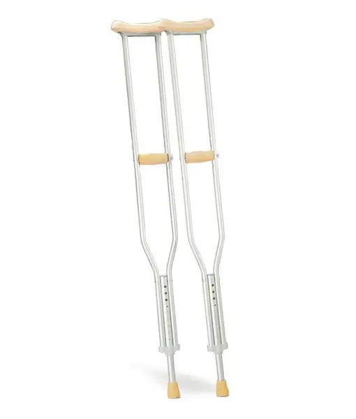 DAYS Underarm Crutches Aluminium Adjustable Height Tall