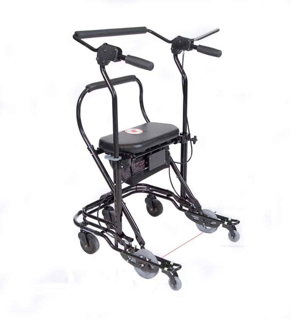 USTEP Walking Stabilizer Press Down Brake With Seat And Basket
