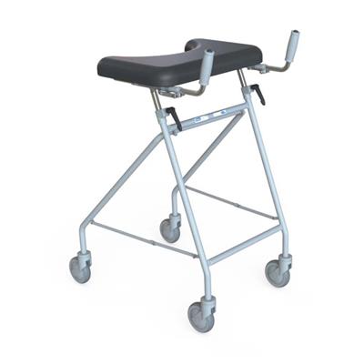 K CARE Walking Tutor Pad ARest SWL Fixed Wheels AD Upright Gait Trainer