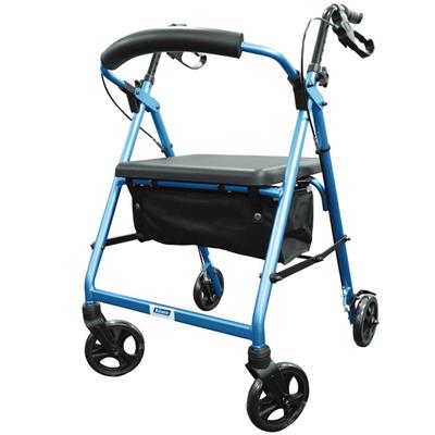 KCARE Deluxe Seat Walker Folding Walker