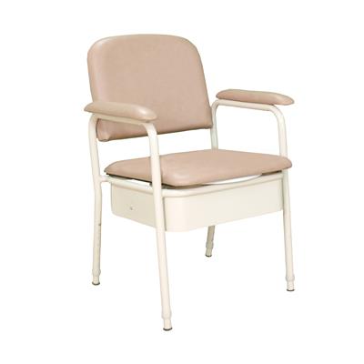 K CARE Deluxe Bedside Commode Toilet Chair